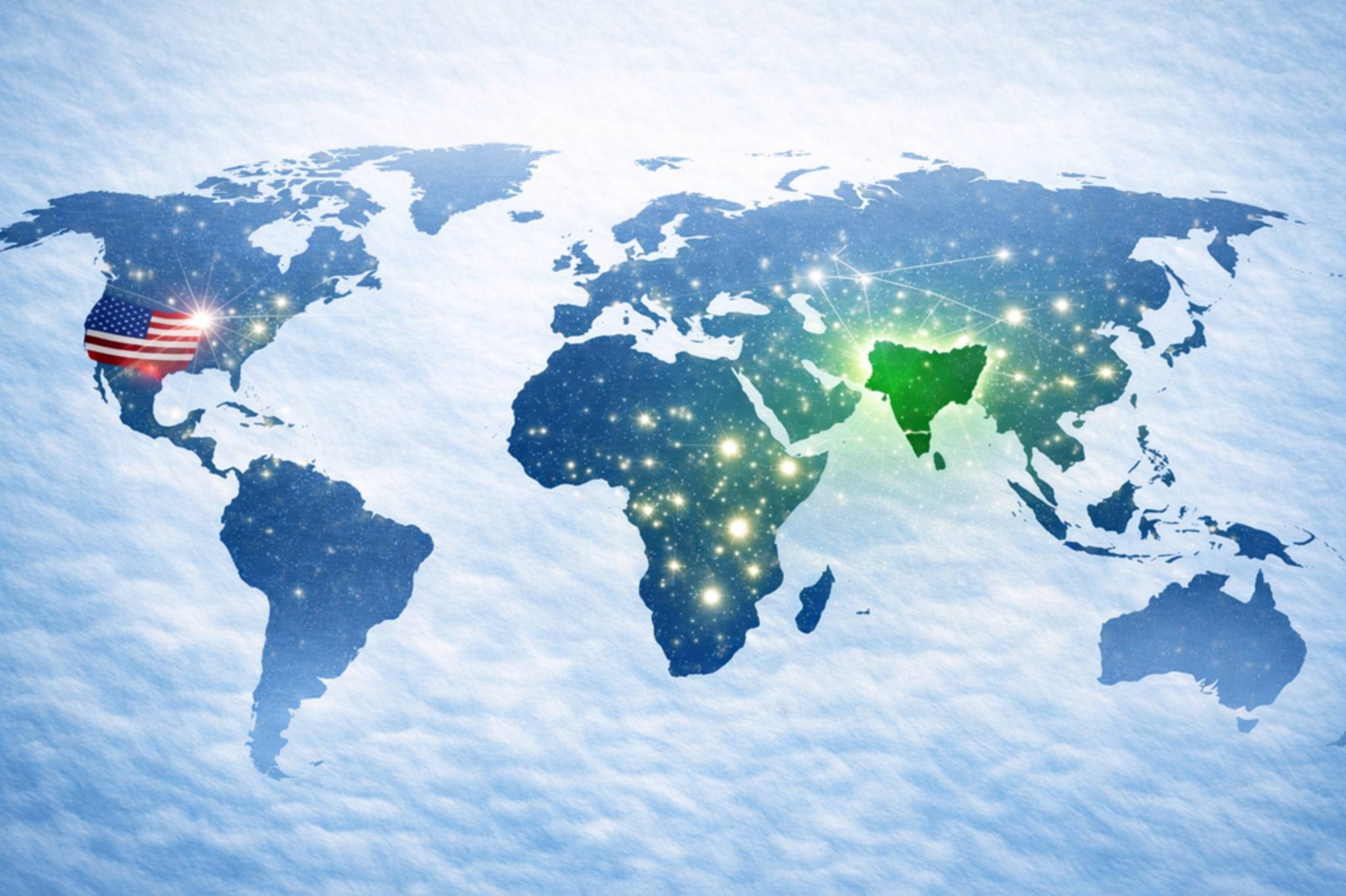 Global diaspora community map